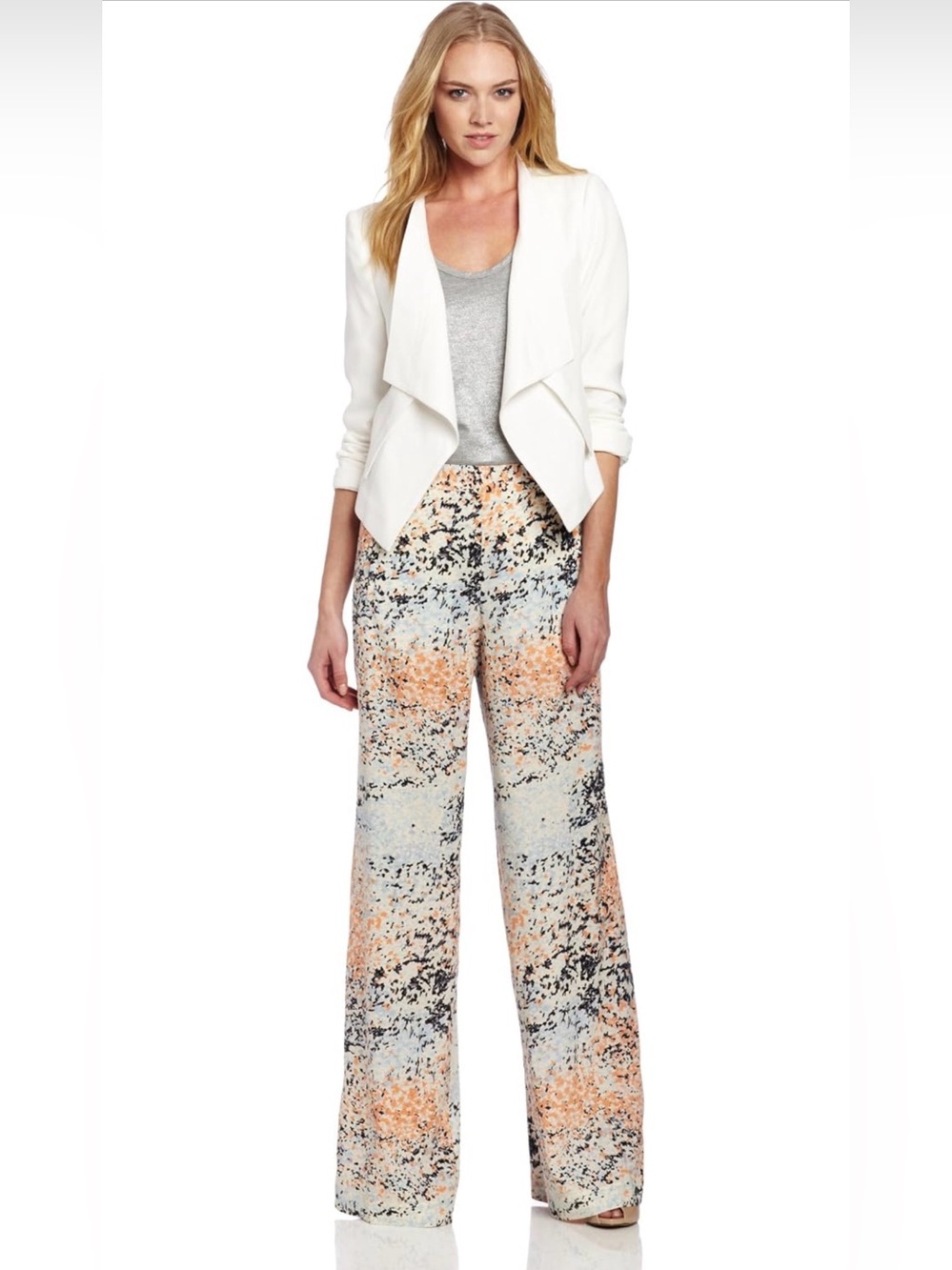 BCBGMaxAzria Bcbg Lloyd Easy Layered Jacket Open-front Blazer-style jacket M